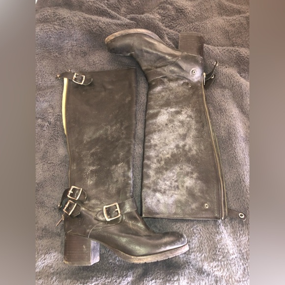 FRYE WOMENS BLACK BOOTS - Picture 1 of 4